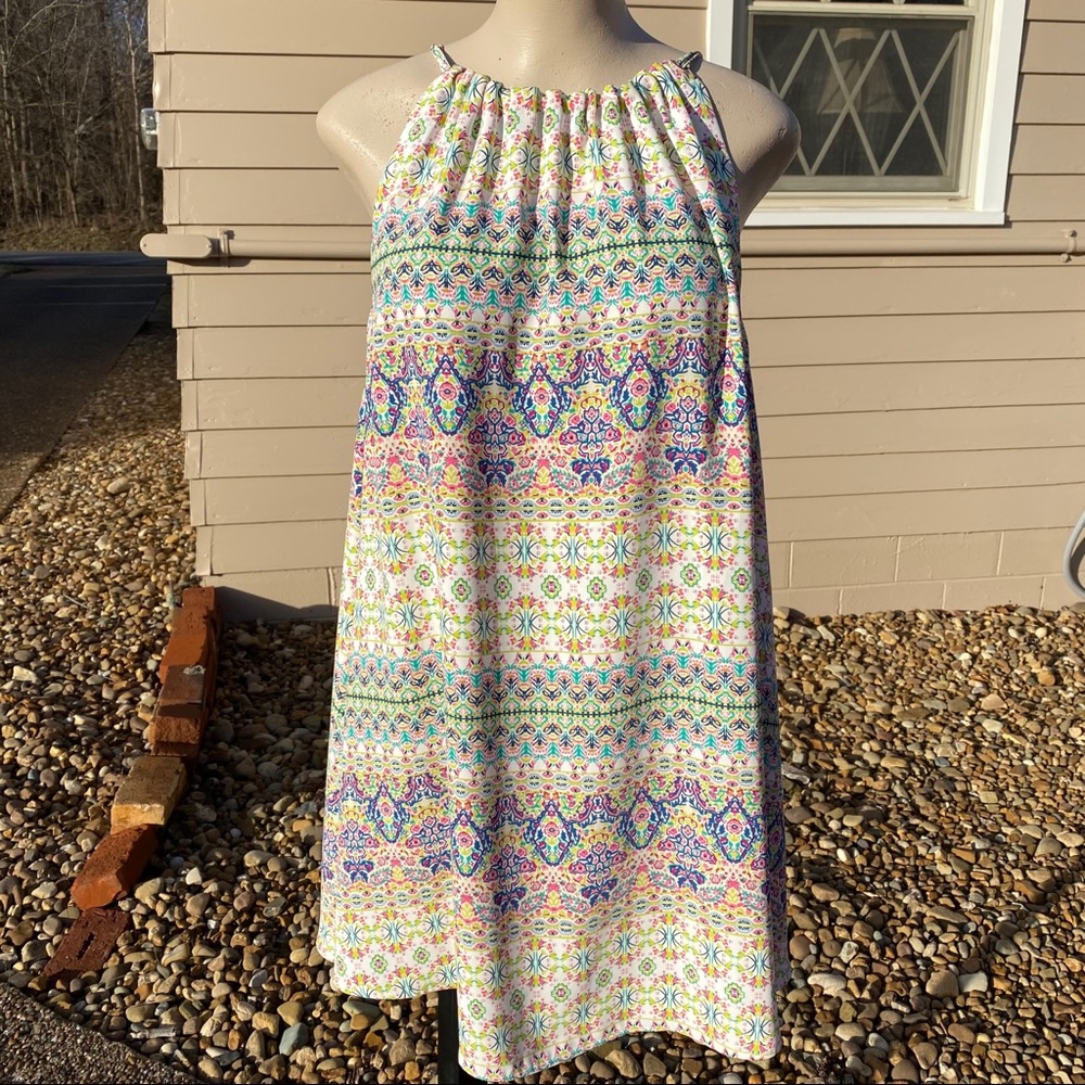 Rachel Ashwell A Line Swing Boho Sleeveless Dress
